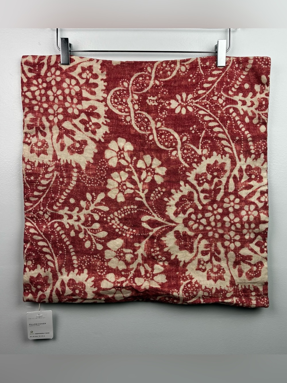Pottery Barn NWT Bernyce Floral Linen Pillowcase